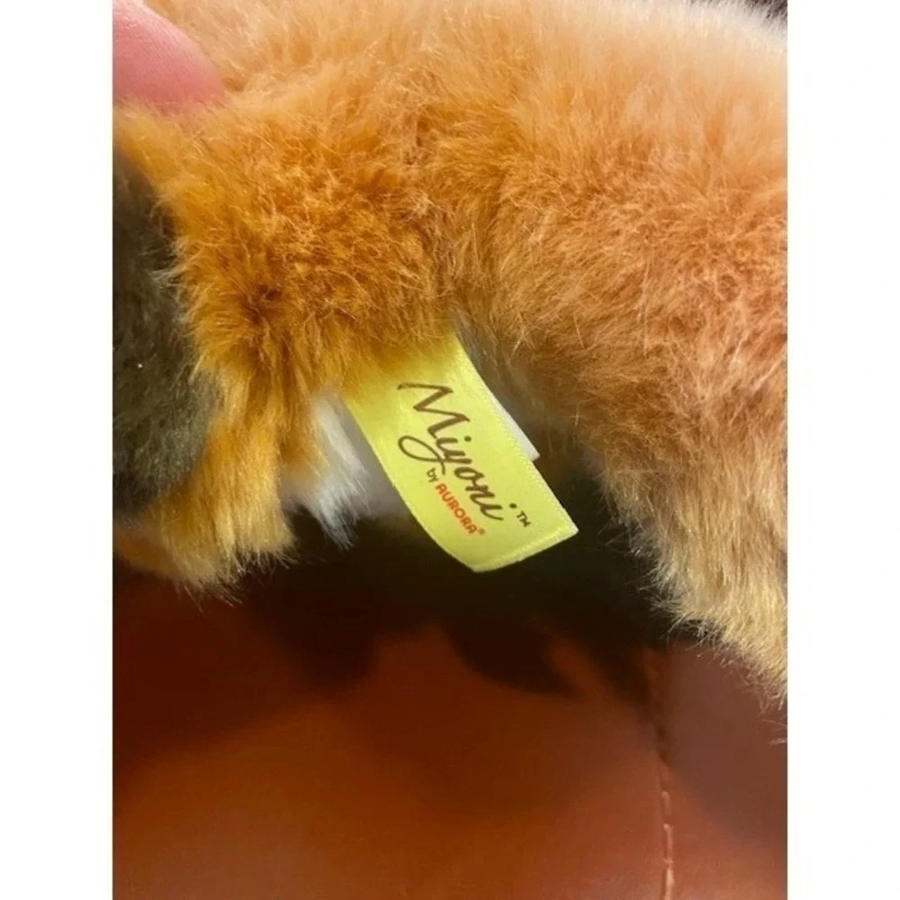 Aurora Miyoni Red Fox Plush Stuffed Animal Realistic Orange White 15 Inch
